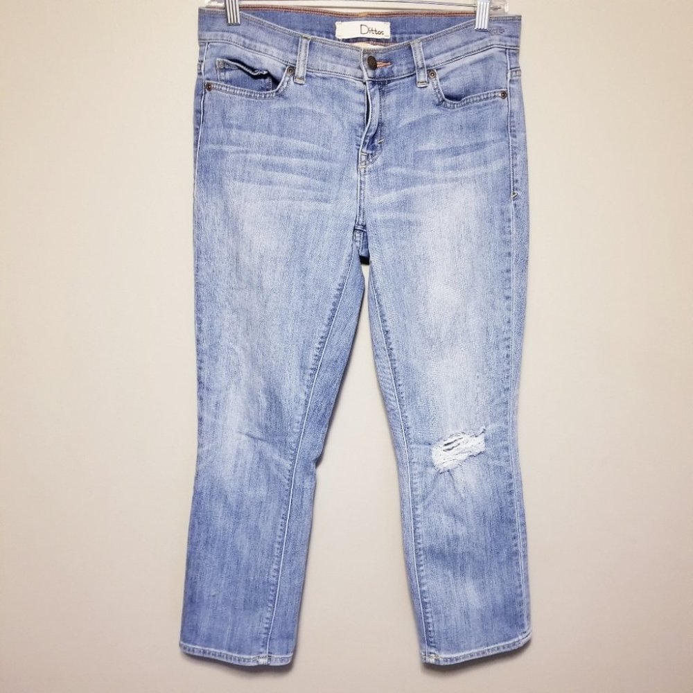 Dittos Mid-rise crop skinny jeans